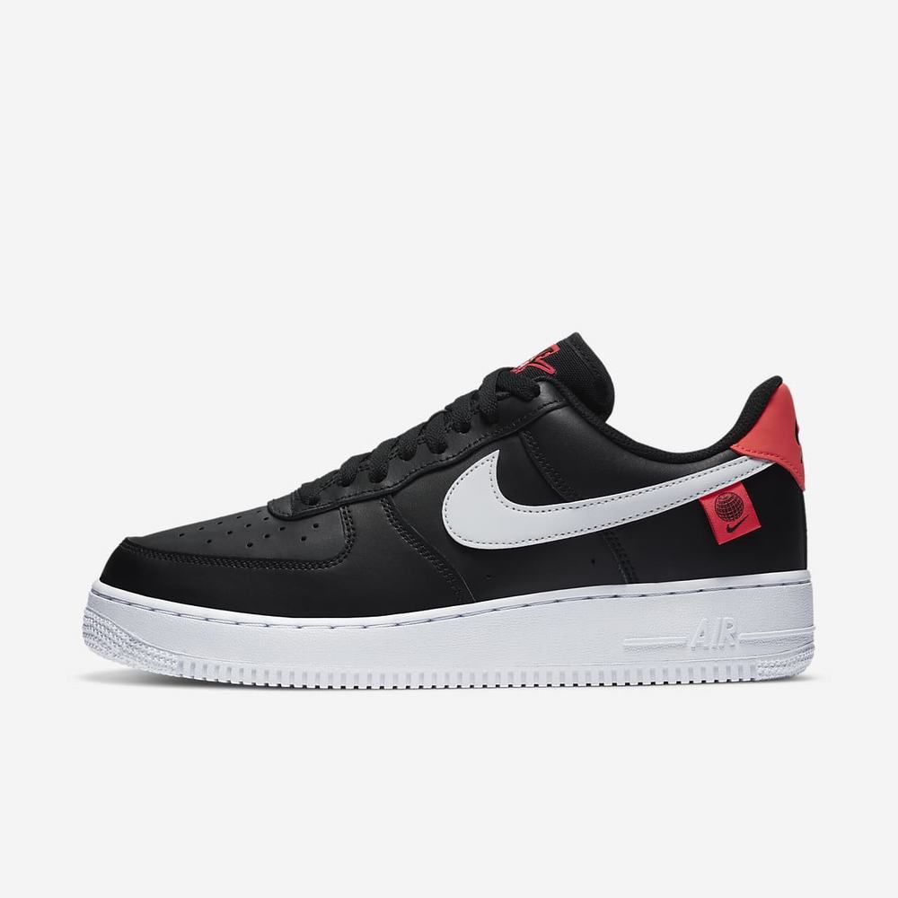 Sneakers Nike Air Force 1 '07 WW Noir 8027-951 Black/Flash Crimson/White Homme | FAB-65027692